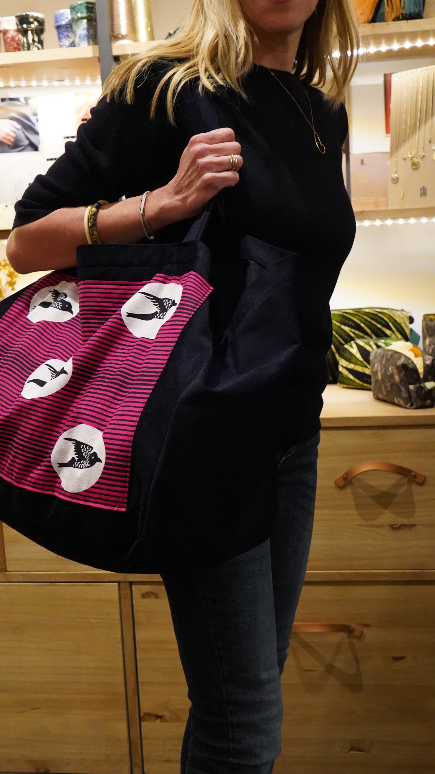 Bolso Grande Travel Hirondelles - Dame Bobine