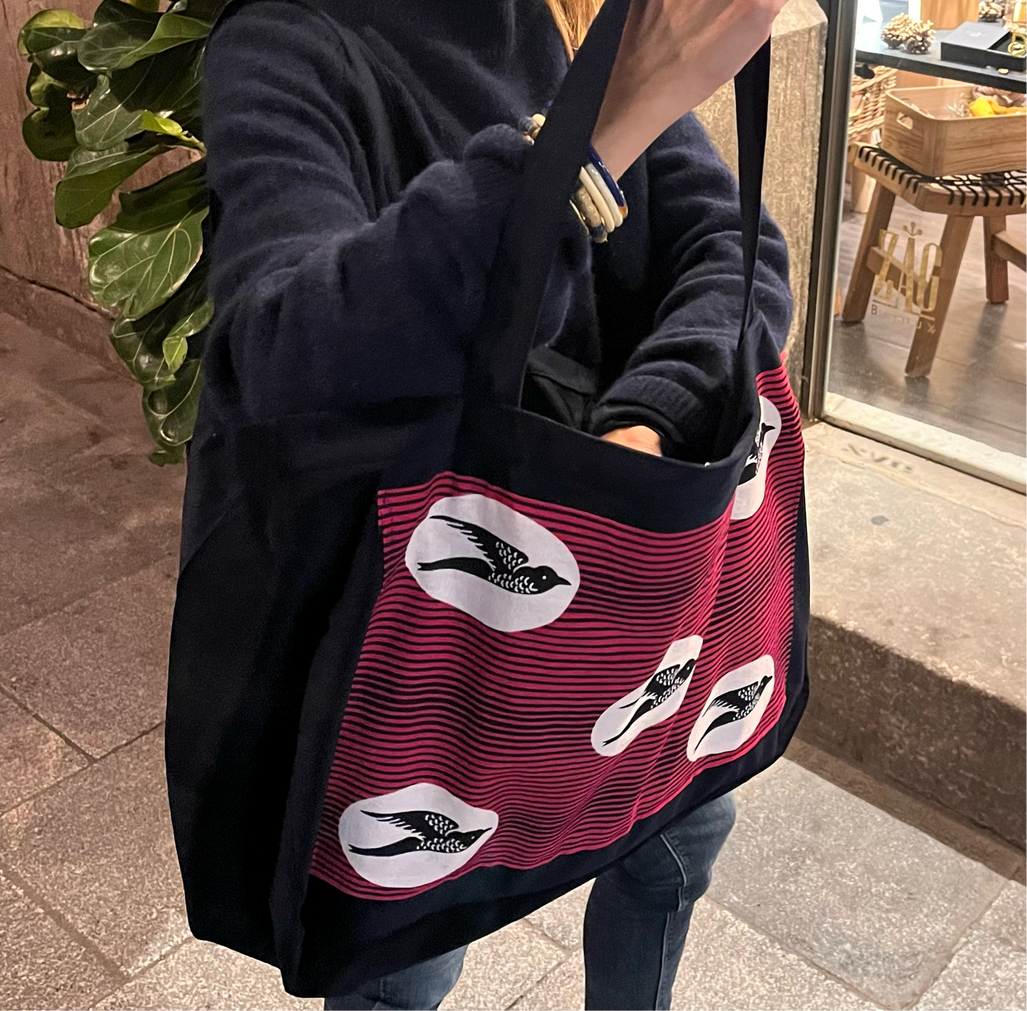 Bolso Grande Travel Hirondelles - Dame Bobine