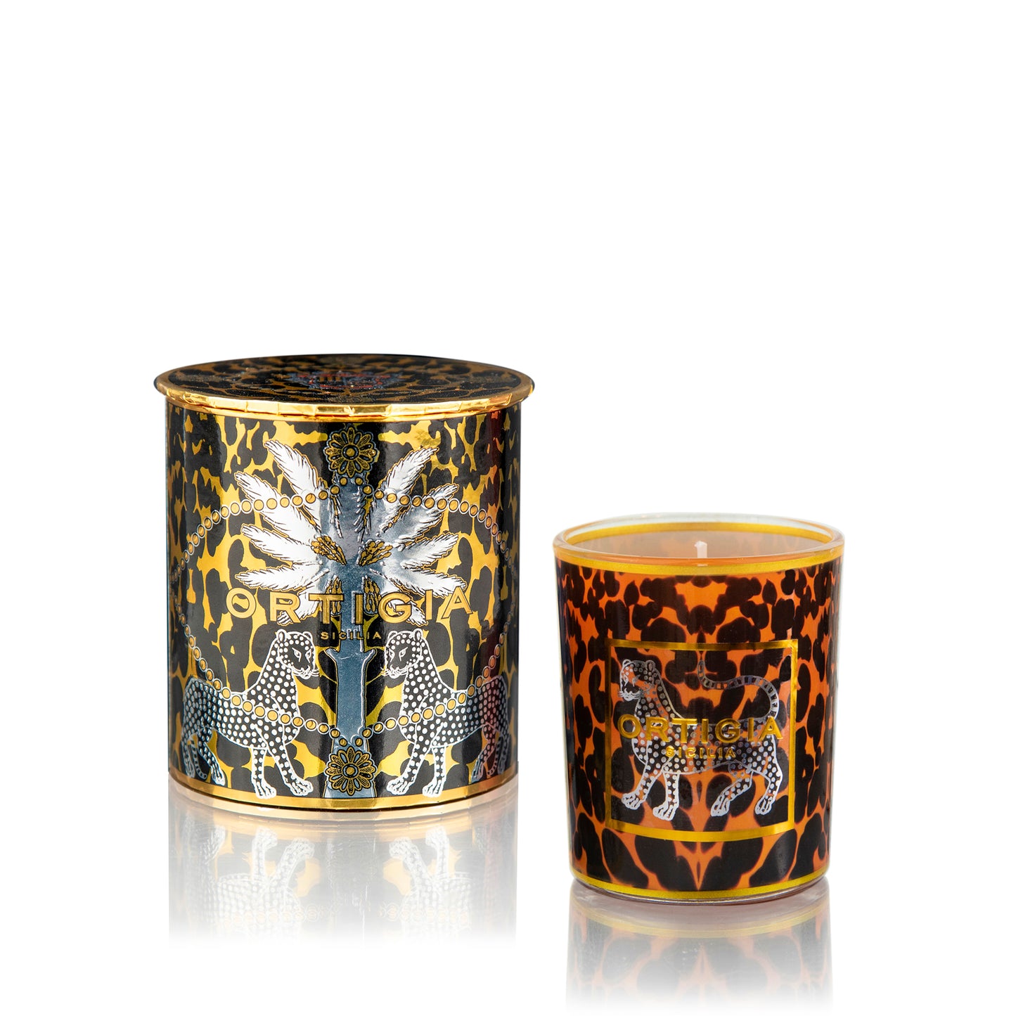 Decorated Scented Candle - Ortigia Sicilia