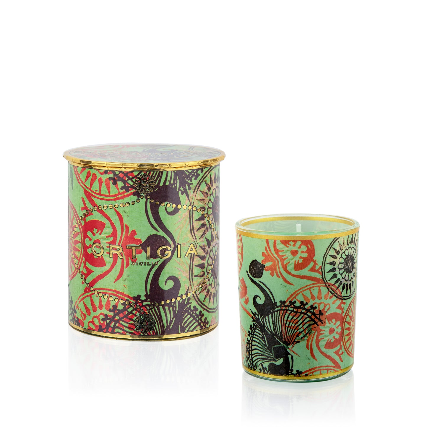 Decorated Scented Candle - Ortigia Sicilia