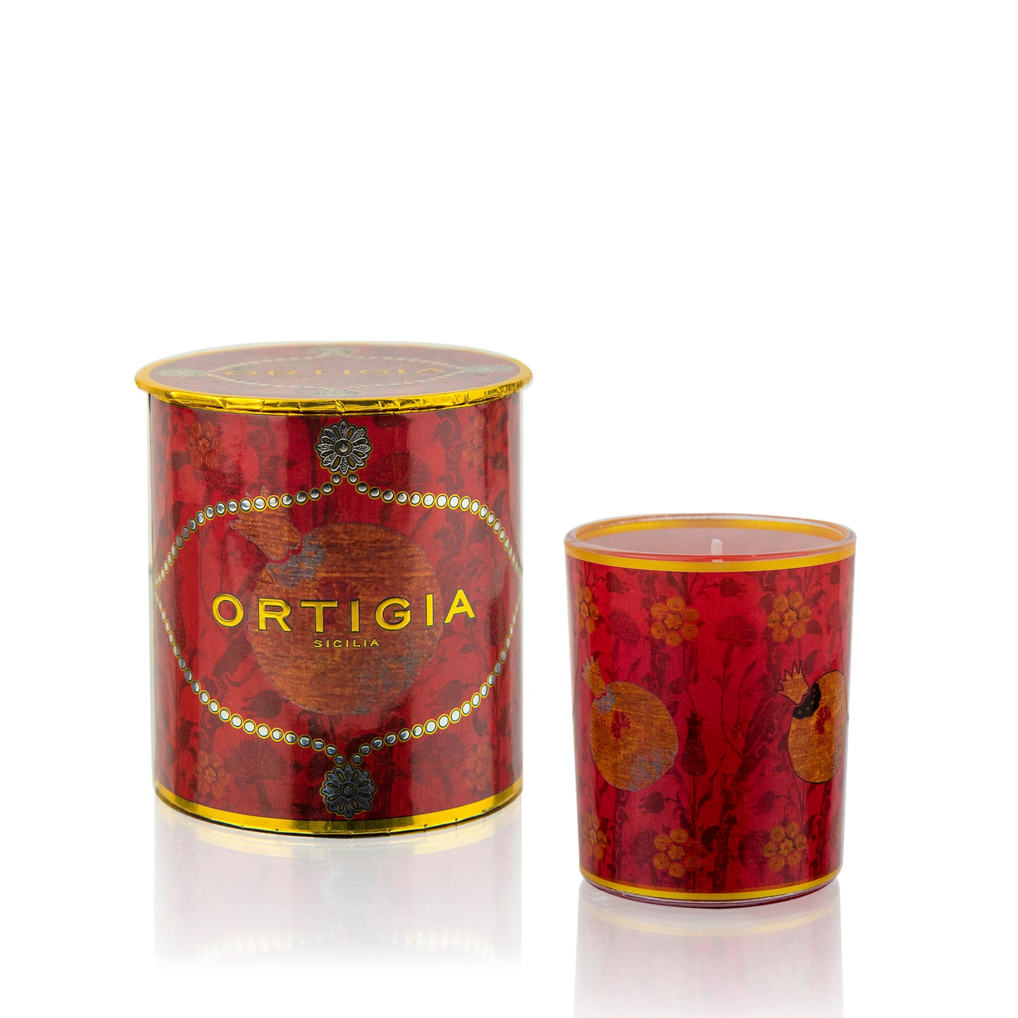 Decorated Scented Candle - Ortigia Sicilia