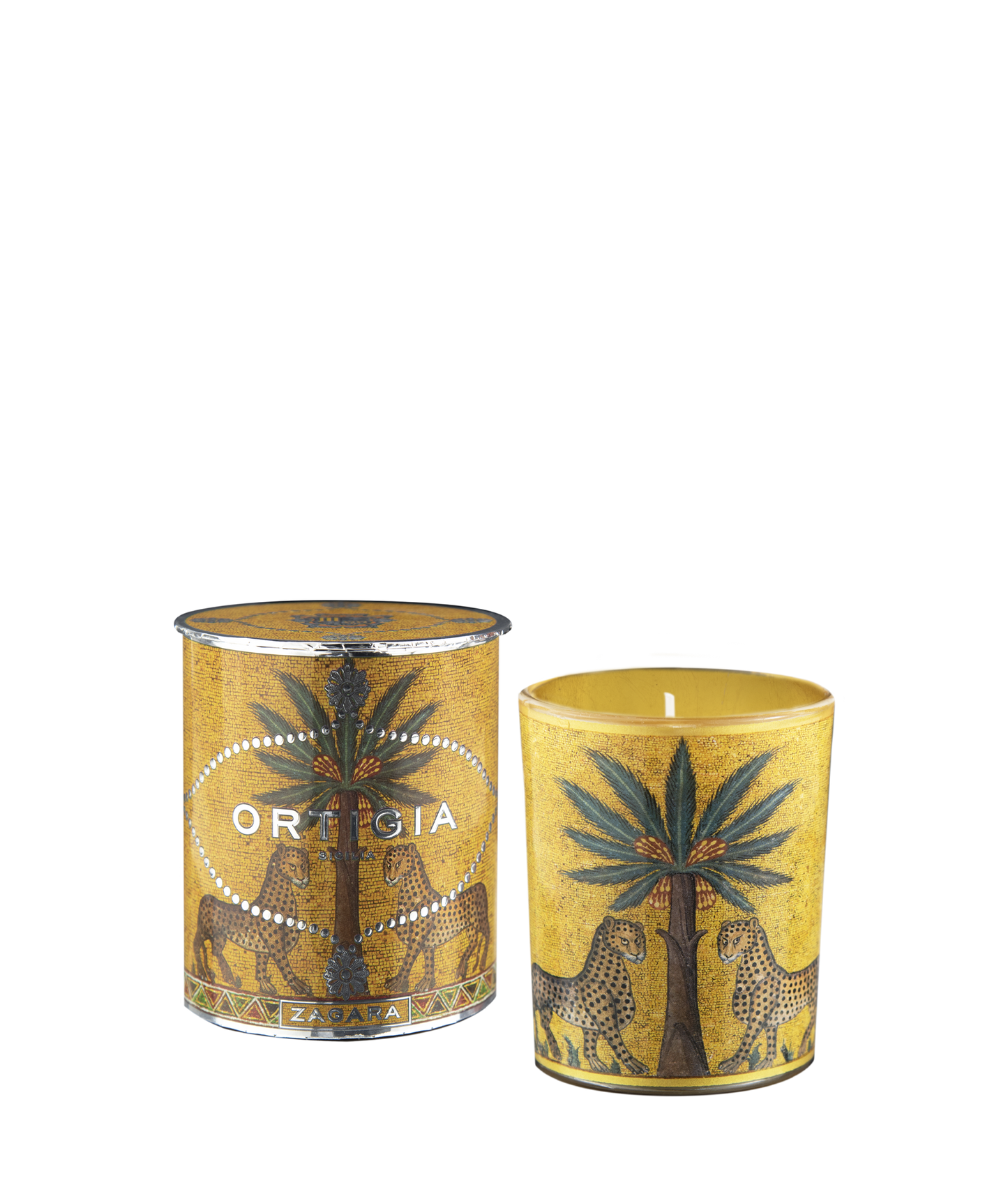 Decorated Scented Candle - Ortigia Sicilia